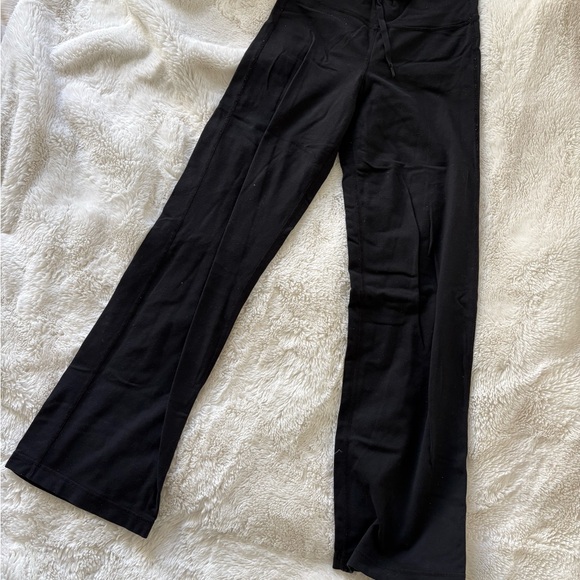 lululemon athletica Black Wide Leg yoga Pants - Picture 2 of 6